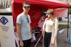 Stánok Bielej pastelky v Prešove